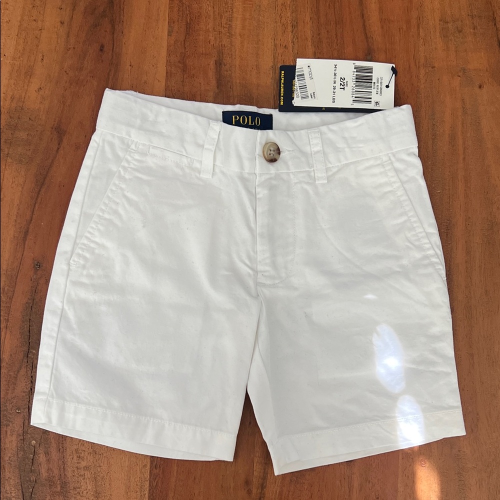 Ralph Lauren Kids White Shorts
